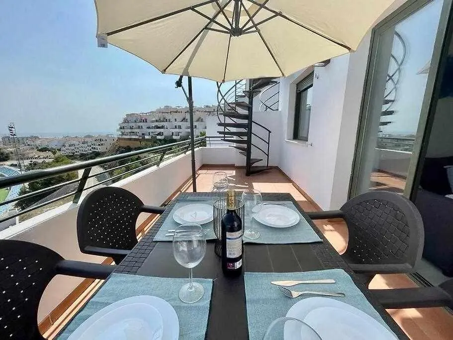 Atico Con Vistas Al Mar Y En Nerja Apartman Spanyolország